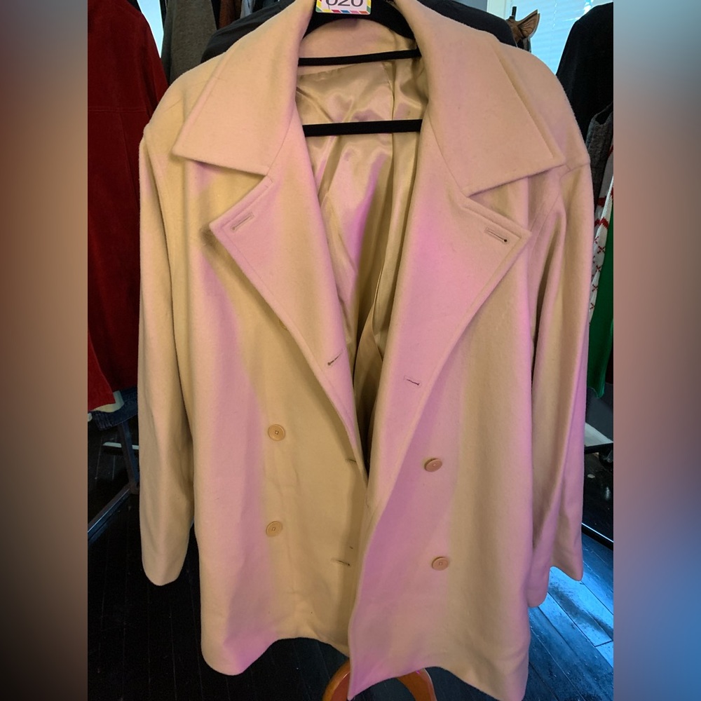 Ellen Tracy Doubled Breast Pant Coat